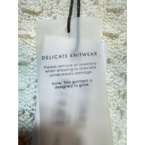 NWT Minkpink Women's Tinsley Knit Midi Dress XS Sleeveless Textured Open Back - Picture 5 of 16